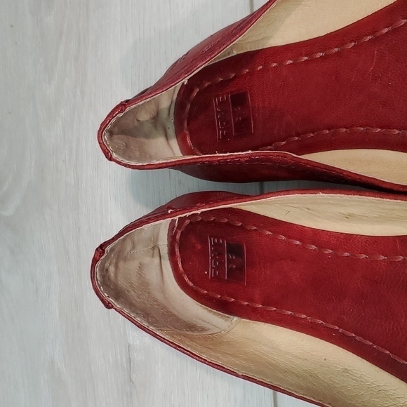 Frye Womens Regina Comfort Leather Flats Ballet Flip flop shoes sz 6.5M - Picture 6 of 12